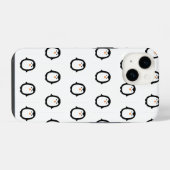 Coque Pour iPhone 14 Manchot mignon (Verso Horizontal)