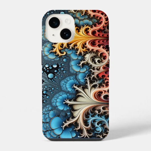 Coque Pour iPhone 14 Mandelbrot Fractal Julia Set (Verso)