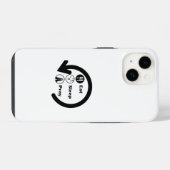 Coque Pour iPhone 14 manger dormir prier répéter (Verso Horizontal)