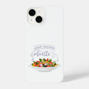 Coque Pour iPhone 14 Mangez plus de plantes frais motivation salade let
