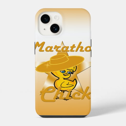 Coque Pour iPhone 14 Marathon Chick #10 (Verso)