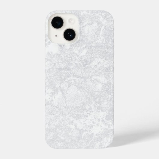 Coque Pour iPhone 14 Marbre blanc Plâtre Stucco Gypsum Texture (Verso)