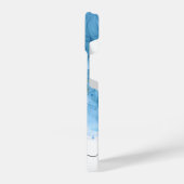 Coque Pour iPhone 14 Marbre bleu Abstrait (Côté gauche)