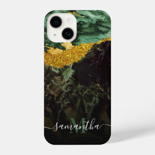 Coque Pour iPhone 14 Marbre et Parties scintillant Texture Abstraite