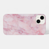 Coque Pour iPhone 14 Marbre rose (Verso Horizontal)