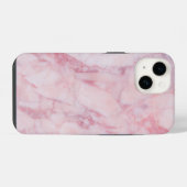 Coque Pour iPhone 14 Marbre rose (Verso Horizontal)