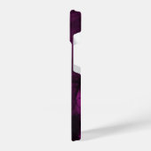 Coque Pour iPhone 14 Marbre violet et doré (Côté gauche)