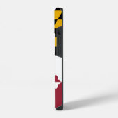 Coque Pour iPhone 14 Maryland Drapeau Mate iPhone 14 Coque (Côté gauche)