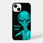 Coque Pour iPhone 14 Mauvais Alien, Tu es le prochain ! (Verso)