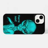 Coque Pour iPhone 14 Mauvais Alien, Tu es le prochain ! (Verso Horizontal)
