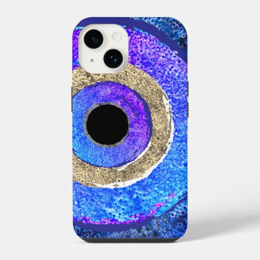 Coque Pour iPhone 14 Mauvais Œil (Verso)