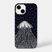 Coque Pour iPhone 14 Méduse céleste Art à points Paysage de rêve étoilé (Verso)
