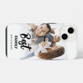 COQUE POUR iPhone 14 MEILLEURE FAMILLE DU MONDE (Verso Horizontal)