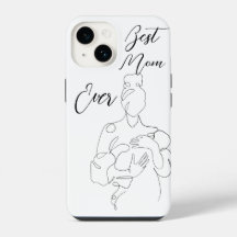 Meilleure Maman Jamais Tendance Une Ligne Maternit