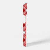 Coque Pour iPhone 14 Menzies tartan rouge blanc plaid (Côté droit)