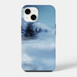 Coque Pour iPhone 14 Merveilleux Hiver la Nuit
