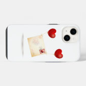 Coque Pour iPhone 14 Message d'amour (Verso Horizontal)