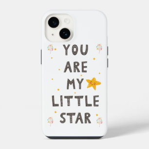 Coque Pour iPhone 14 Messages de coeur pour parents et enfants