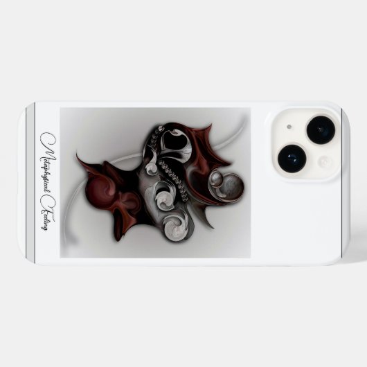 Coque Pour iPhone 14 "Metaphysical Feeling", Coque Apple iPhone 14 (Verso (horizontal))