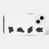 Coque Pour iPhone 14 Meute de Loups (Verso Horizontal)