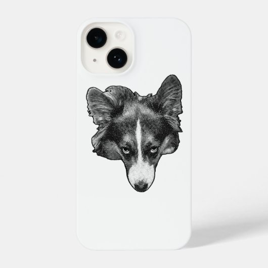 Coque Pour iPhone 14 microdot bright face (Verso)