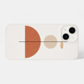 Coque Pour iPhone 14 Minimal Geometric Abstract Art (Verso Horizontal)