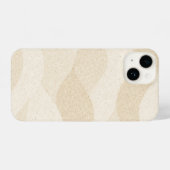 Coque Pour iPhone 14 Minimal Grain Texture ,Soft, Neutral pattern (Verso Horizontal)
