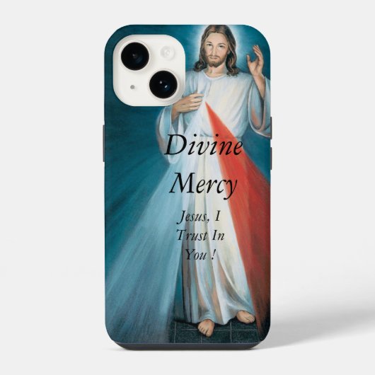 Coque Pour iPhone 14 Miséricorde divine (Verso)