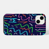 Coque Pour iPhone 14 Modèle d'âge spatial - Impression Abstraite (Verso Horizontal)