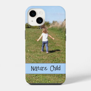 Coque Pour iPhone 14 Modèle de photo d'enfant de la nature pour parents