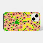 Coque Pour iPhone 14 Modèle floral (Verso Horizontal)