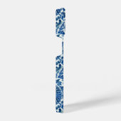 Coque Pour iPhone 14 Modèle floral chinois bleu (Côté droit)