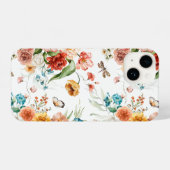 Coque Pour iPhone 14 Modèle floral du jardin (Verso Horizontal)