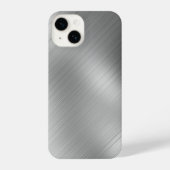 Coque Pour iPhone 14 Modern Grey Texture Template (Verso)