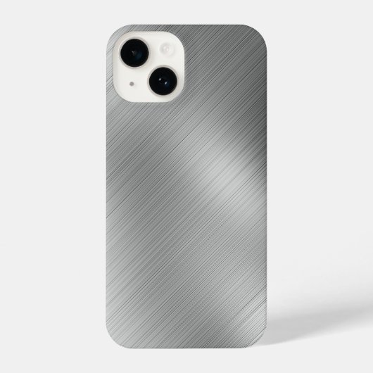 Coque Pour iPhone 14 Modern Grey Texture Template (Verso)