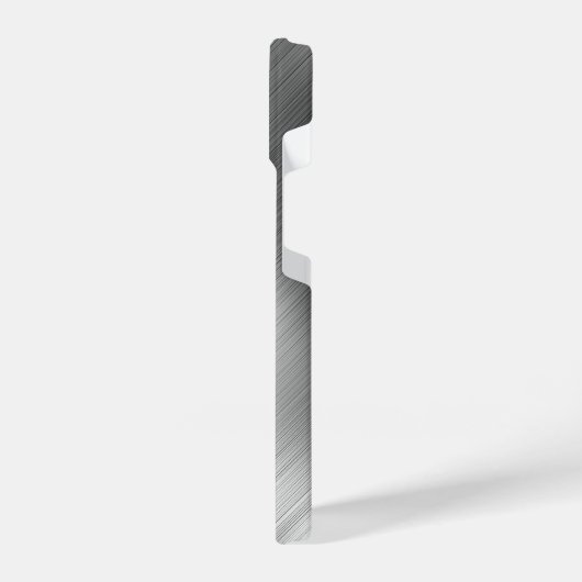 Coque Pour iPhone 14 Modern Grey Texture Template (Côté gauche)