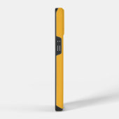 Coque Pour iPhone 14 Moderne Jaune Moutarde Monogramme Tendance (Côté droit)
