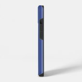 Coque Pour iPhone 14 Moderne Rayure Bleue Violette (Côté gauche)