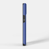 Coque Pour iPhone 14 Moderne Rayure Bleue Violette (Côté droit)