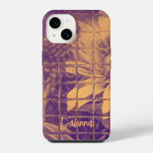 Moderne Script Fleur Faiseuse Aquarelle violet