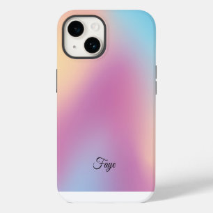 Coque Pour iPhone 14 Moderne Simple Colorful dégradé arc-en-ciel galaxi