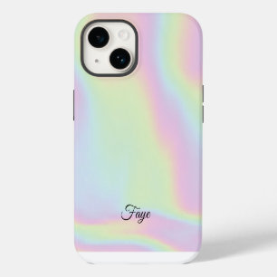 Coque Pour iPhone 14 Moderne Simple Colorful dégradé arc-en-ciel galaxi