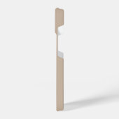 Coque Pour iPhone 14 Moderne Simple Signature Script Calligraphie Beige (Côté gauche)