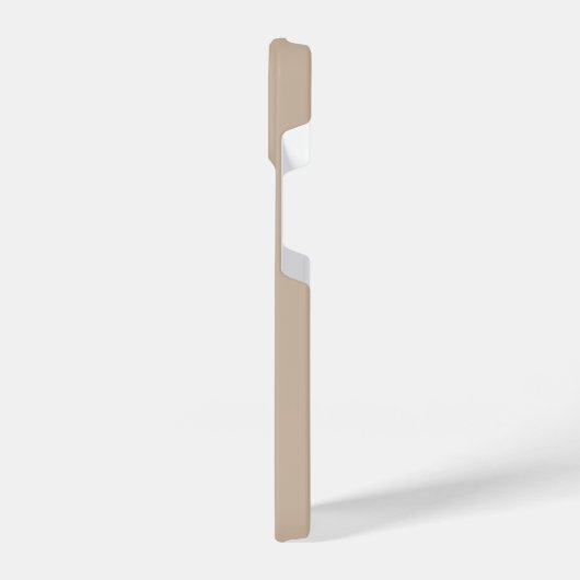 Coque Pour iPhone 14 Moderne Simple Signature Script Calligraphie Beige (Côté gauche)