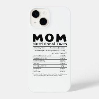 Coque Pour iPhone 14 Mom Nutritional Facts