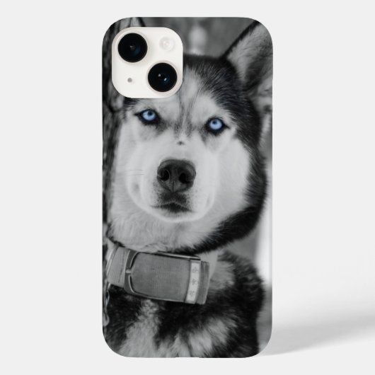 Coque Pour iPhone 14 Mon bébé coque iphone d'yeux bleus (Verso)