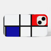 Coque Pour iPhone 14 Mondrian 3 (Verso Horizontal)