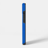 Coque Pour iPhone 14 Monogram Blue Starburst (Côté gauche)
