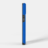 Coque Pour iPhone 14 Monogram Blue Starburst (Côté droit)