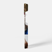 Coque Pour iPhone 14 Monogramme Brush Calligraphie Photo Blush rose (Côté gauche)